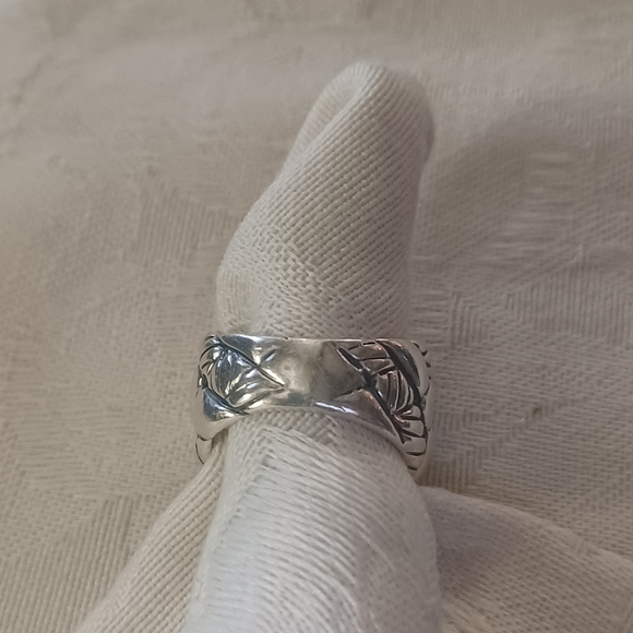 David Yurman Belmont Curb Chain Ring, SS, Size 6 - Picture 5 of 15